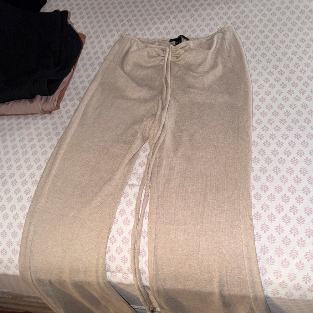 Forever 21 Tan Lounge Pants